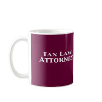 Tax Law Attorney Gifts Mugs