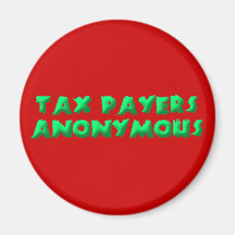 tax payers anonymous kühlschrankmagnete