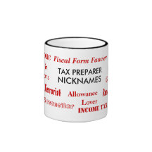 Tax Preparer Nicknames Mugs