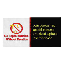 Tax The Churches Customized Photo Card
