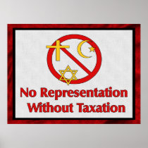 Tax The Churches Poster