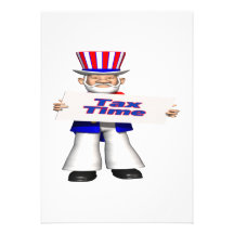 Tax Time Personalized Invitation