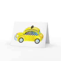 Taxi Greeting Card