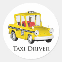 Taxi Driver Sticker