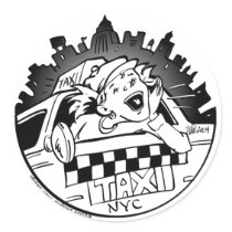 Taxi Girl Stickers