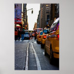 Taxi Line-up in NYC, Photo By: Joe Dantone posters