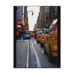 Taxi Line-up in NYC postcards