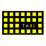 TAXI (mod squares) Business Card