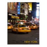 taxi new york post card
