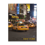 taxi new york postcards