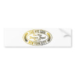 taxi nyc soul urban graphic bumper stickers