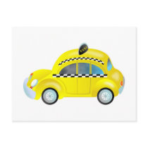 Taxi Post Card