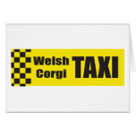 Taxi Welsh Corgi cards
