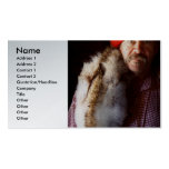 Taxidermist - Jaque the fur trader Business Card Templates