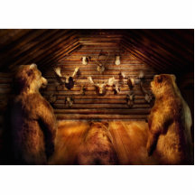 Taxidermy - Home of the three bears Acrylic Cut Outs