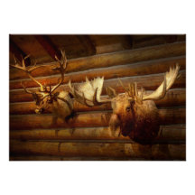 Taxidermy - The hunting lodge Personalised Announcement