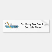 TaxNerd Bumpersticker Bumper Stickers
