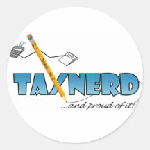 TaxNerd Sticker