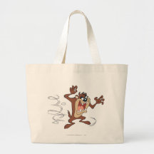 Taz posing 10 canvas bag
