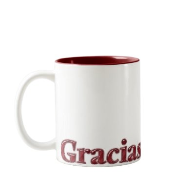 Taza "Gracias" 01 Mugs by aidagarmo
