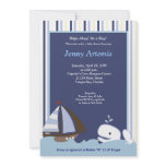 {TBA} Ahoy Mate Sailboat Boat Nautical Baby Shower invitations