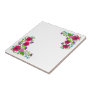 TBA AWARD - Ukrainian Floral Motif Folk Art Tile