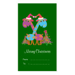 TBA Award winner:: Christmas Gift tags: 2 Giraffes business cards