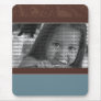{TBA} Classy Chic Floral PHOTO template (teal) Mouse Pad