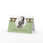 {TBA} Customised Baby Shower Invitation Mum Photo cards