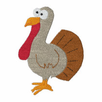 TBA Embroidered Turkey Women T-Shirt