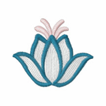 {TBA} Flower Embroidered Women's longsleeve TShirt