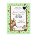 {TBA} Jungle Adventure Safari Baby Shower postcards