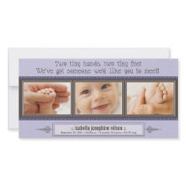 {TBA} Tiny Hands, Tiny Feet Birth Announcement