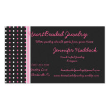 TBA WINNER Jewellery Artist Business Card