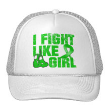 TBI I Fight Like A Girl (Grunge) Hats