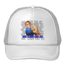 TBI Rosie WE CAN DO IT (Blue Ribbon) Mesh Hat