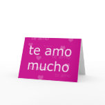Te Amo, card