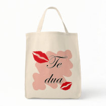 Te dua - Albanian - I Love You Bag