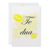 Te dua - Albanian - I Love You