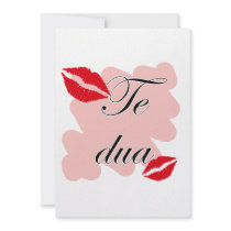 Te dua - Albanian - I Love You