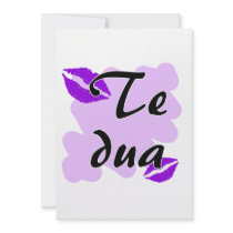 Te dua - Albanian - I Love You