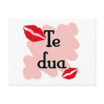 Te dua - Albanian - I Love You postcards