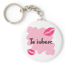 Te iubesc - Romanian I love you Keychains
