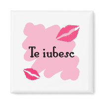Te iubesc - Romanian I love you Refrigerator Magnet
