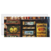 Tea and Coffee Rack Cards