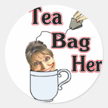 tea bag-her round stickers