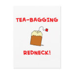 tea-bagging redneck postcards