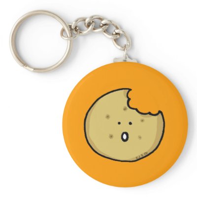 Tea biscuit keychain by jsoh