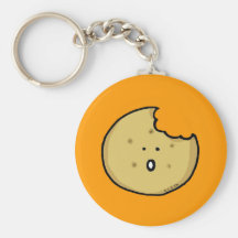 Tea biscuit keychain