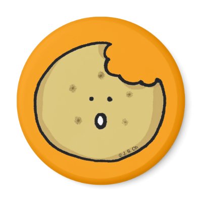 Tea biscuit fridge magnet by jsoh